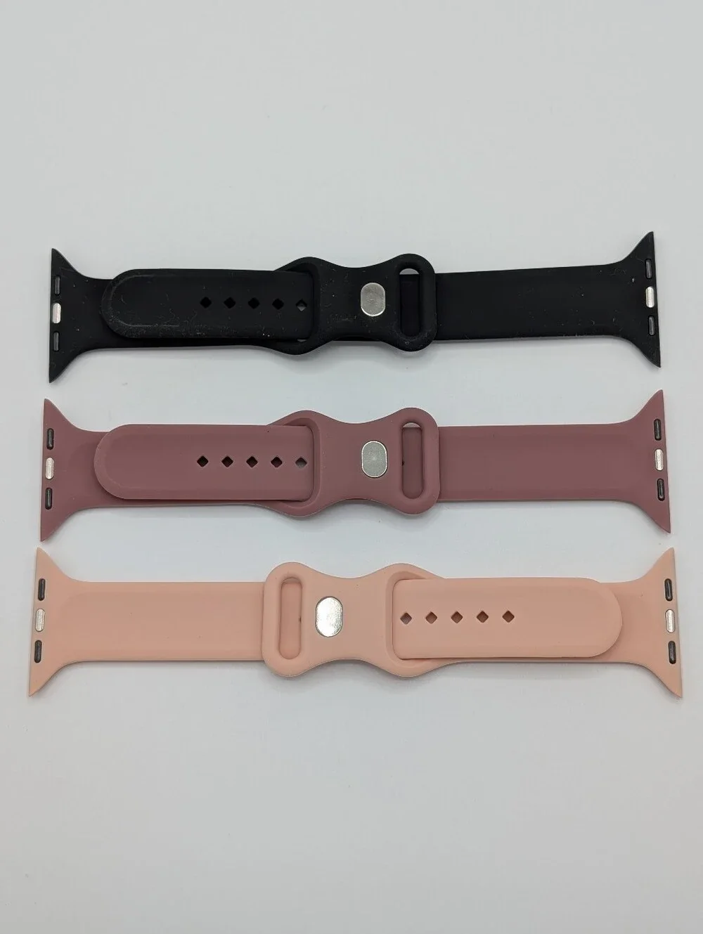 8 Pack Sport Silicone Watch Band Set - Multiple Colors Compatible For iWatch